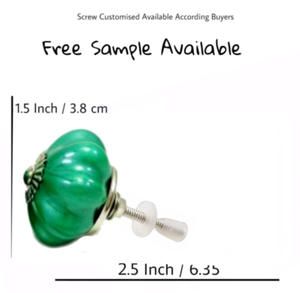 Teal Colour Neon <b>Ceramic</b> <b>Knobs</b> Modern Door Drawer Cabinet <b>Cupboard</b> Handle Pull for Kitchen Bedroom Bathroom Use - Product Image 3