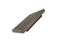 Grille de sol en aluminium linéaire anodisé avec débit d'air réglable et dimensions personnalisables