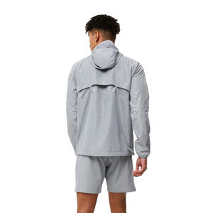 Conjuntos de pantalón corto cortavientos personalizados de dos piezas para hombre, chándal de nailon reflectante, conjuntos cortos cortavientos de dos piezas - Product Image 4