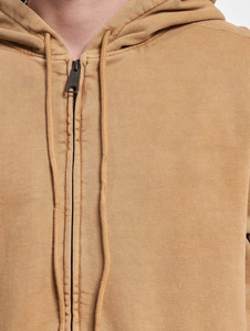 เสื้อฮู้ดผ้าฟลีซหนามีซิปหนาสำหรับผู้ชายแจ็คเก็ตมีฮู้ดอบอุ่นสำหรับฤดูหนาวมีกระเป๋าสเวตเชิ้ตลำลองสำหรับอากาศหนาว - Product Image 4