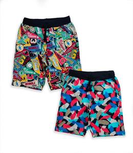 Vente en gros de shorts décontractés de plage d'été pour garçons pantalons de bain imprimés personnalisés à séchage rapide shorts de bain mignons pour hommes - Product Image 1