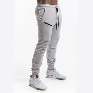 Pantalon de survêtement de gymnastique en éponge française de haute qualité pour hommes Joggers d'entraînement décontractés pour le sport Fitness Service OEM brodé sur mesure à mi-hauteur - Product Image 1