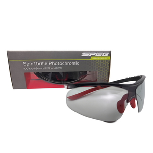 แว่นตาสปอร์ต SPEQ เปลี่ยนสีอัตโนมัติ รุ่น SP-1548C สำหรับปั่นจักรยาน ขี่มอเตอร์ไซค์ เล่นสกี (สีแดง) - Product Image 2