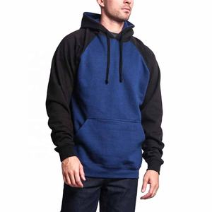 Meilleure vente de sweats à capuche de sport épais à manches raglan personnalisés pour hommes, avec poche kangourou et bloc de couleur OEM - Product Image 5