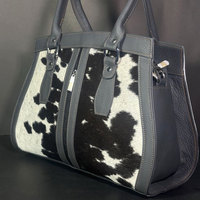 Producto de tendencia superior, bolso de mano de cuero de vaca para mujer hecho a medida, el mejor precio, bolso de mano de cuero de vaca con etiqueta privada para mujer