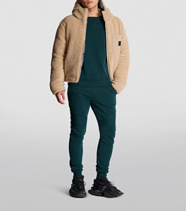 100% สเวตเชิ้ตมีฮู้ดสีเขียววัสดุผ้าโพลีเอสเตอร์สำหรับทุกเพศสเวตเชิ้ตมีฮู้ดเลือกได้ตามต้องการ - Product Image 2