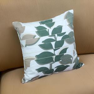 Multi-Colour Printed Cotton <b>Pillow</b> & Cushion Cases Pure Broken Leaves Pattern with <b>Silk</b> for Home Interiors Hotels and Gardens - Product Image 6
