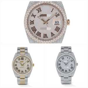 นาฬิกาหรูตามสั่งขอบ41มม. แบบหรูหราฝาปิดเพชรโมอิส - Product Image 4