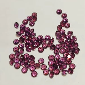 Rodolita Rosa natural, piedras preciosas facetadas sueltas de corte brillante redondo, altura de 2 mm para la fabricación de joyas - Product Image 4