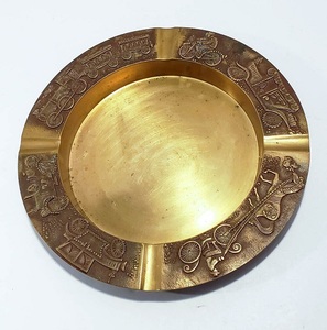 Party Decoration Vintage Gold Color Charger Plate & Dish <b>Kitchen</b> Uses Best Selling Food Serving Plate in Bulk - Product Image 5