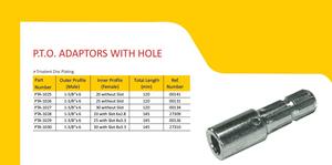 Haute qualité P.T.O. Adaptateurs avec trou utilisés pour éviter les problèmes de connectivité entre le tracteur et l'arbre - Product Image 3