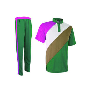 Camisas y pantalones estampados de manga corta transpirables con uniforme de cricket para hombre con logotipo personalizado fabricados en Pakistán a la venta - Product Image 6