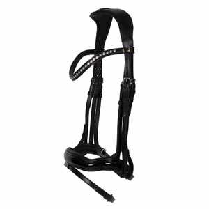 Brida de cuero de caballo occidental de alta calidad, la mejor calidad para montar, logotipo personalizado, precio bajo - Product Image 3