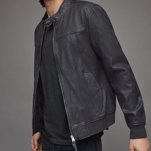 2023เสื้อแจ็กเก็ตหนังแท้ของผู้ชายผ้าแคนวาสสไตล์ไฮสตรีทรูปลักษณ์และการออกแบบที่แตกต่างกัน - Product Image 5