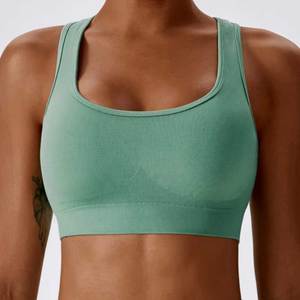 Conjunto de Top Deportivo y Pantalones Cortos para Mujer con Logotipo Personalizado, Ropa de Yoga, Secado Rápido, Transpirable, Sin Costuras, para Gimnasio - Product Image 2