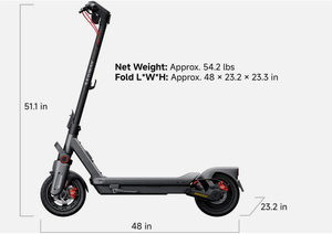 Monopattino Elettrico HIGH STANDARD MAX G3 22-28 MPH Lunga Autonomia Doppia Sospensione - Product Image 2