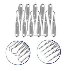 ชุดเครื่องมือถอนฟันแบบแมนนวล World Precision Surgical New Mediment 11 ชิ้น ออกแบบตามหลักสรีรศาสตร์ สำหรับการผ่าตัดช่องปากและการถอนฟัน - Product Image 1