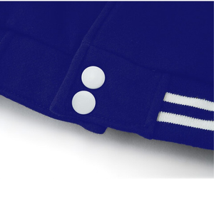 Chaqueta Varsity Casual de Invierno para Hombre, Corte Regular, Resistente al Viento, con Cuello Alto y Diseño Personalizado con Logotipo, Tendencia 2026 - Product Image 4