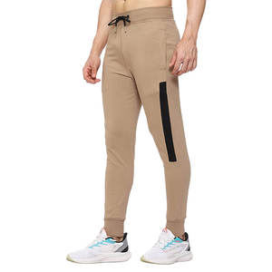 Vente en gros, broderie personnalisée, impression Logo, pantalon de survêtement uni pour homme - Product Image 5