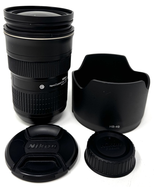 used camera lens Nikon AF-S FX NIKKOR 24-70mm f/2.8G ED Zoom Lens with Auto Focus for Nikon DSLR Cameras