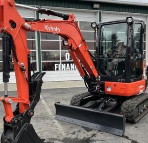 Le matériel de construction a utilisé la cabine incluse de mini excavatrice de U35-4 de KUBOTA avec la chaleur/AC/RADIO - Product Image 6