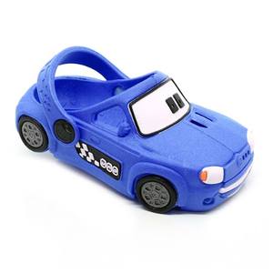 Sabots pour enfants de voiture bleue de haute qualité, confortables, à la mode et amusants sabots ludiques pour enfants - Product Image 3