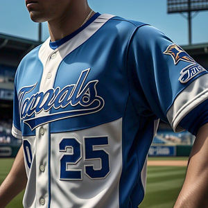 Nuevo diseño sublimación béisbol Jersey Casual sublimación impresión béisbol camisetas Unisex béisbol ropa deportiva Jersey Tops - Product Image 3