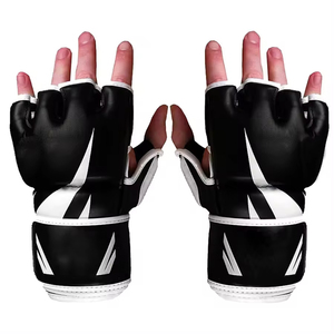 ถุงมือหนัง PU MMA ดีไซน์ล่าสุดสำหรับฝึกซ้อมผลิตตามสั่ง - Product Image 1