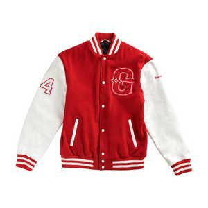 Veste de baseball varsity à manches longues pour homme, en laine, coupe-vent, dernier design tendance pour la saison hivernale, service OEM personnalisable - Product Image 4