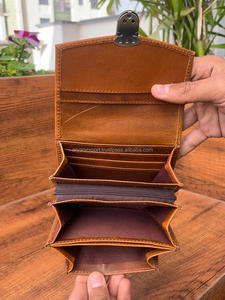 Nouveau Style Vente Chaude Véritable À La Main Crunch En Cuir Petit Portefeuille Élégant Décontracté En Cuir Pleine Fleur Chic Mignon Embrayage Pour Les Femmes - Product Image 6