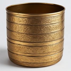 Hosepot hecho a mano de latón dorado antiguo con patrones elegantes, perfecto para esquinas interiores y exteriores, pantalla de estilo de temporada - Product Image 6