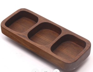 Plateau de service en bois massif, plateau à thé, à fruits, à gâteaux, plateau décoratif pour la cuisine, plateau de service pour table, fabricant en gros - Product Image 2