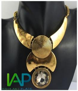 Elegante collar de latón hecho a mano, collar de eslabones de mariposa, moda Bohemia para mujeres para fiestas, bodas, aniversarios, respetuoso con el medio ambiente - Product Image 3