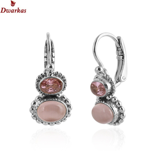 Pendientes colgantes multipiedra de Plata de Ley 925 con piedras preciosas naturales brillantes, CZ de cuarzo ahumado de alta calidad para regalo de fiesta para mujer - Product Image 3