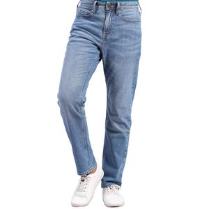 High Quality Customized <b>Men's</b> Denim Pants Vintage Style Solid Color Medium Wash 100% Cotton ODM Bangladesh Wholesale Price - Product Image 2
