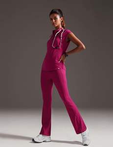 Trajes de Jogger de fregado Premium personalizados para enfermeras, médicos, venta al por mayor, uniformes médicos de algodón, conjuntos de ropa de hospital - Product Image 2