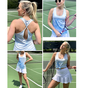 Logo personnalisé d'été grande taille femmes couleur unie respirant Body Building Workout dames débardeur - Product Image 4