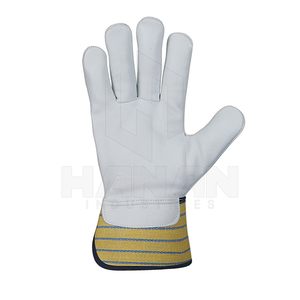 Gants de sécurité en cuir véritable personnalisés durables, imperméables et résistants aux coupures à bas prix de gros - Product Image 4