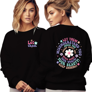 Sudadera de ropa de mujer para mujer Sudaderas con capucha casuales con estampado de letras positivas Sudaderas de moda - Product Image 1