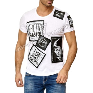 Camiseta de Algodón 100% de Alta Calidad OEM con Estampado DTG, Diseño Gráfico de Anime, Ajuste Regular para Gimnasio, Personalizada con Impresión Digital Ligera para Hombre - Product Image 1