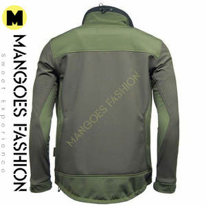 Viper Camouflage Stand Collar Softshell <b>Jacket</b> Full Zip Closure Breathable Waterproof Adjustable Features Two Side Zip Pockets - Product Image 2