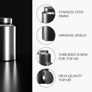 Large Cremation <b>Urn</b> <b>for</b> Human <b>Ashes</b> Cremation <b>for</b> Human <b>Ashes</b> <b>for</b> Adult Male and Women Keepsake <b>Urn</b> <b>Ashes</b> Burial Funeral Silver - Product Image 5