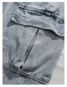 Jeans para Hombre, Estampados, de Moda, Estilo Urbano, Ecológicos, de Algodón, Color Sólido, Lavados, Holgados, al por Mayor - Product Image 4