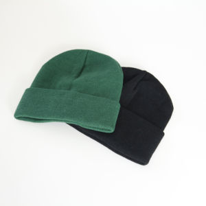 Bonnet en laine mélangée tricoté décontracté unisexe pour l'automne et l'hiver, respirant, imperméable et chaud, avec ouverture pour la queue de cheval - Product Image 3