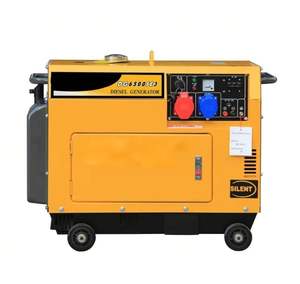 Generador Diésel Silencioso de 5kw, 12kva, 10kw, 8kw, 6kw, 50/60hz, 1/3 Diésel, 10Kva, para Plantas de Energía Eléctrica de Reserva, Venta Directa de Fábrica - Product Image 5