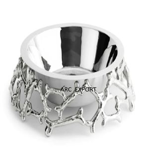 Tazón para servir decorativo moderno hecho de metal, tazón para servir de acero inoxidable, tazones con mango de diseño de conejo para proveedores mayoristas - Product Image 6