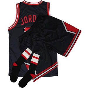 Maillot de basket-ball pour adulte, kit de 3 pièces, sans manches, maillot de fan pour homme, tenue de sport athlétique en maille - Product Image 2