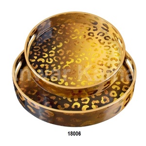 Gran oferta, bandeja de café de forma Rectangular negra mate de la mejor calidad con asa para el hogar, cocina, Hotel y restaurante - Product Image 6