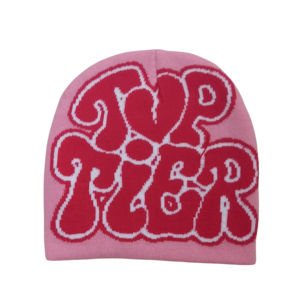 Gorro de Punto Jacquard Grueso de Color Sólido, Cálido y Moderno para Invierno, Personalizable para Hombres y Mujeres, para Viajes 2026 - Product Image 3