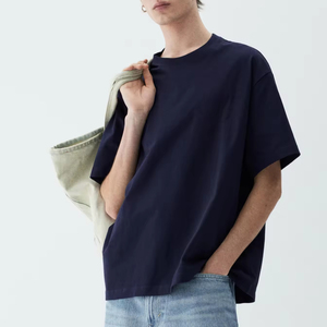 T-shirt de streetwear surdimensionné pour hommes | T-shirt unisexe lourd 100% coton des fabricants de t-shirts professionnels - Product Image 2